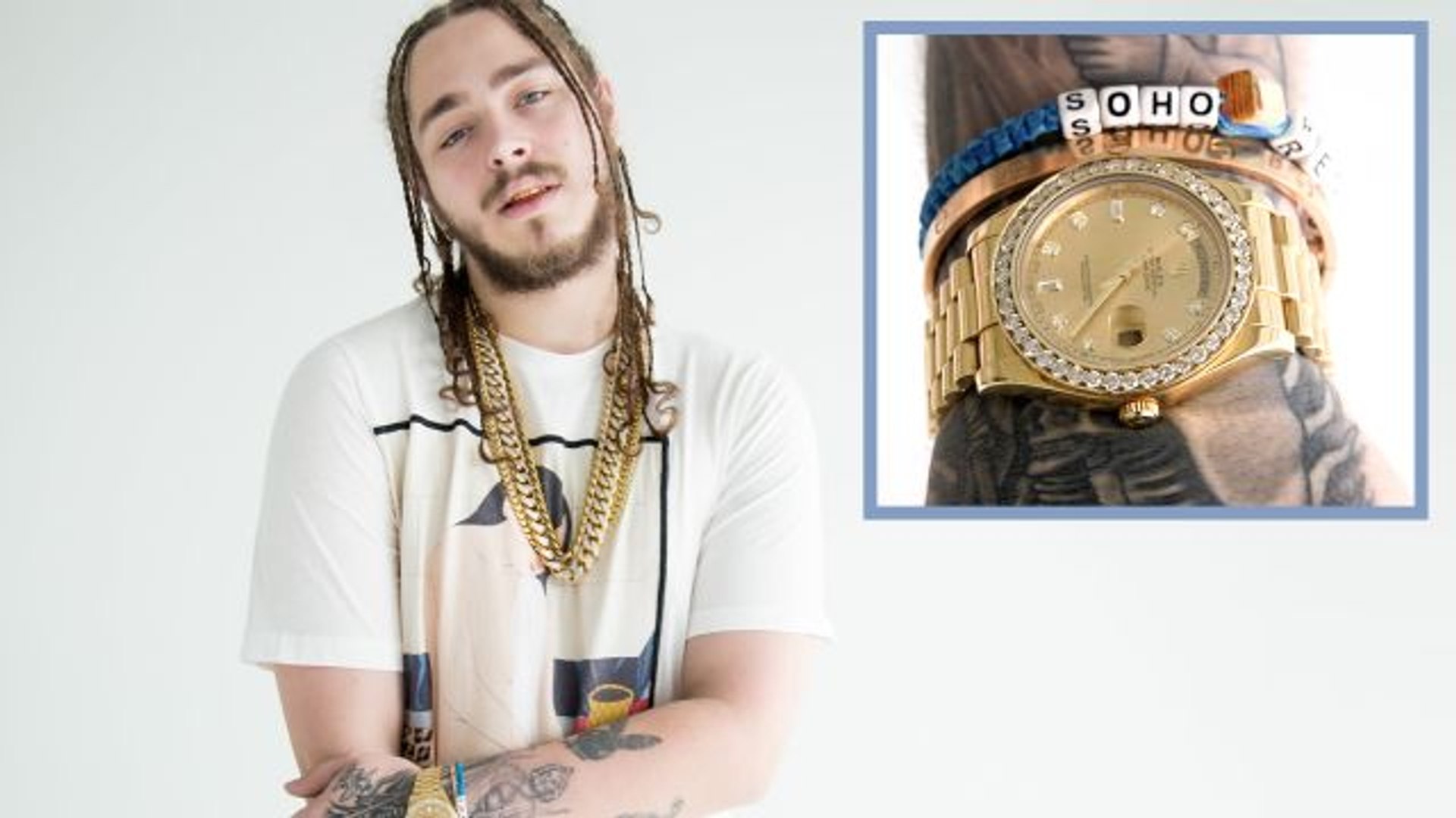 ⁣Post Malone on His Insane Jewelry Collection