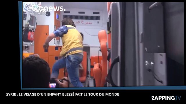 Syrie : La vidéo d’un enfant syrien rescapé d’un bombardement à Alep émeut le monde entier (Vidéo)