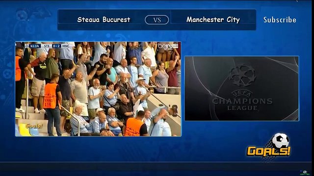 ملخص مباراة مانشستر سيتي وستيوا بوخارست 5-0 [2016_08_16] حماد العنزي