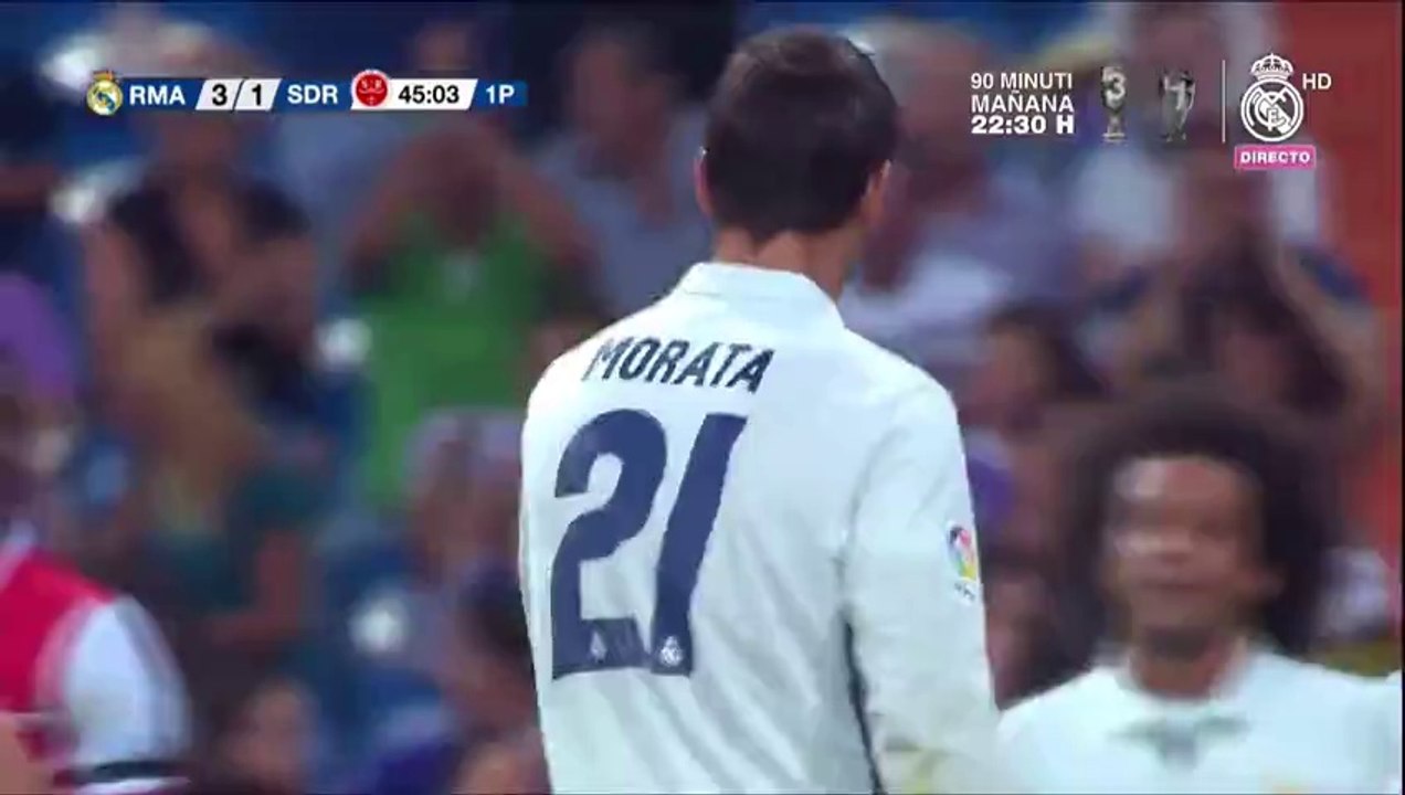 Álvaro Morata Goal HD - Real Madrid 3-1 Stade de Reims 16.08.2016 HD