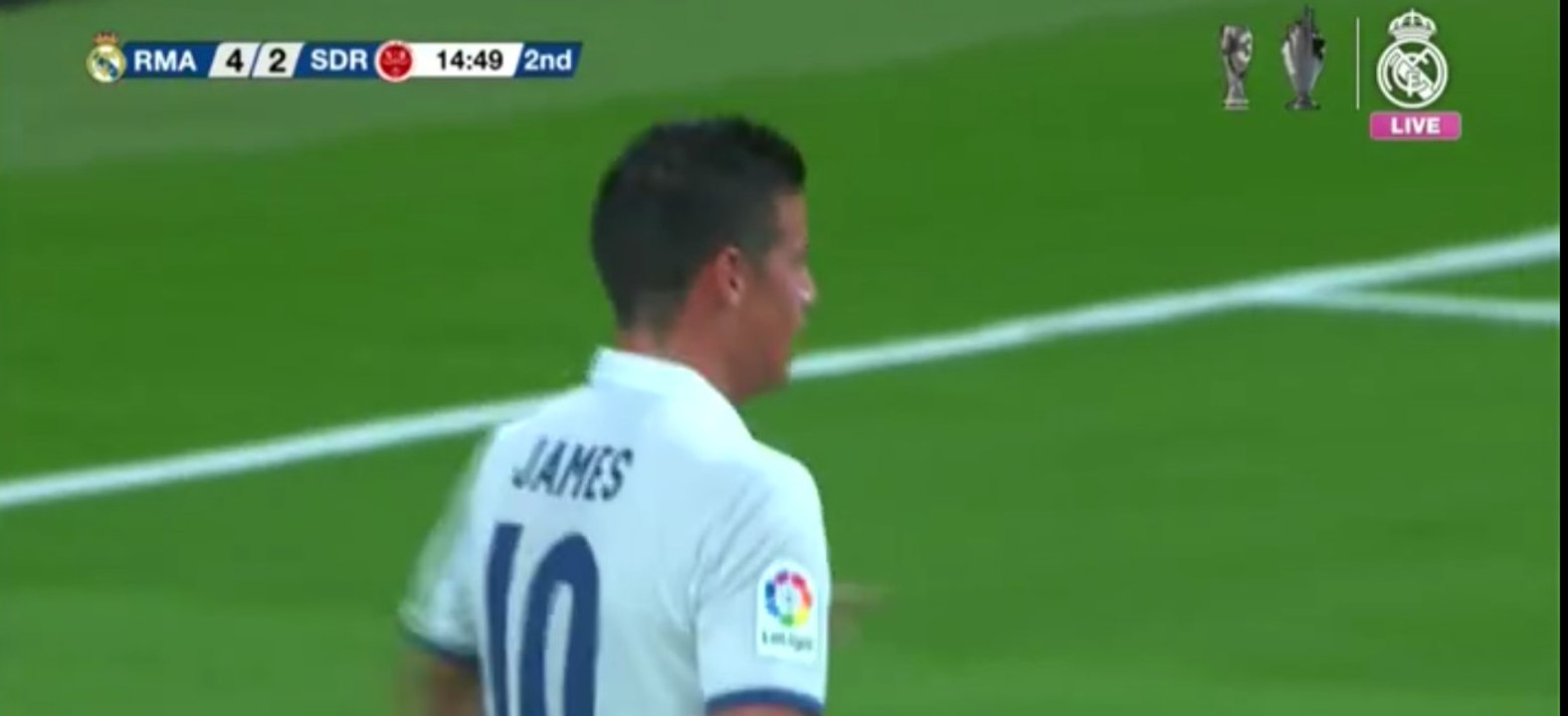 4-2 James Rodriguez Goal - Real Madrid 4-2 Stade de Reims 16.08.2016 HD