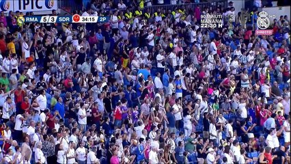 Mariano Diaz Goal - Real Madrid vs Reims 5-3 (Trofeo Santiago Bernabeu)