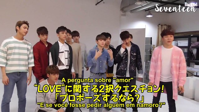 20.06.16 - SEVENTEEN nos bastidores do photoshoot para a Haru Hana [Legendado PT-BR]