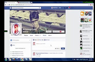 How to delete a Facebook Account- in urdu hindi -