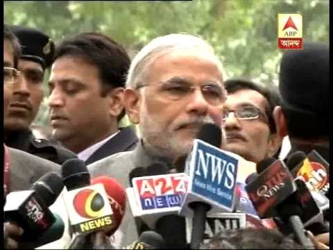 Gujrat Chief Minister Narendra Modi meets PM