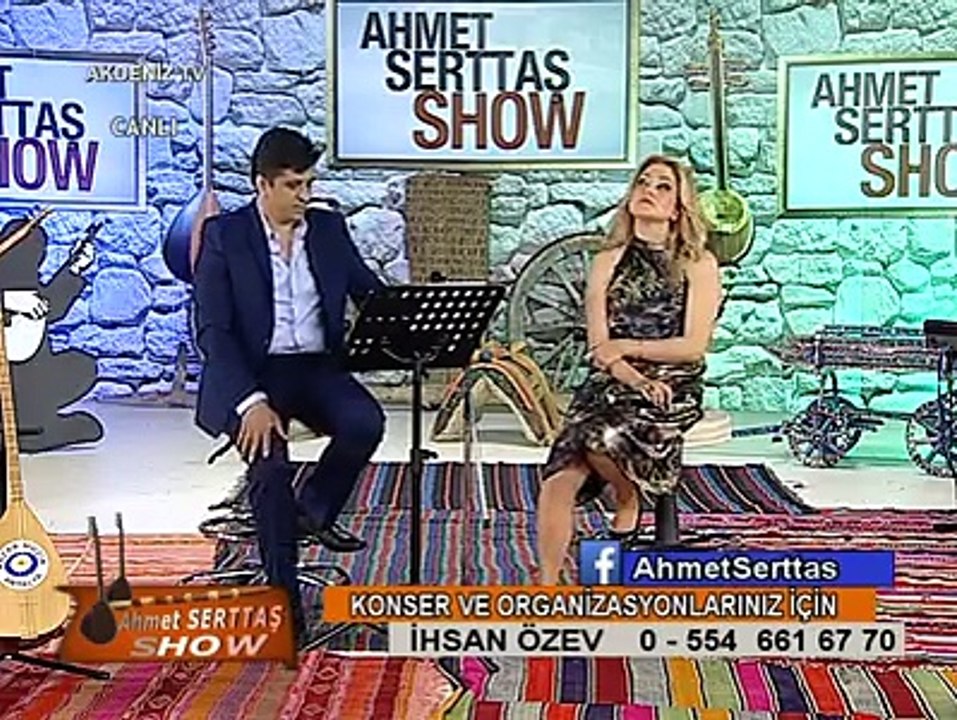 Nurcan Altınok "Asker Yolu Beklerim" Ahmet Serttaş Show - Akdeniz Tv