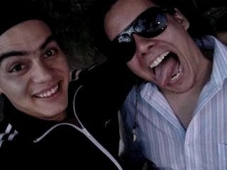 El rafa haciendo caras