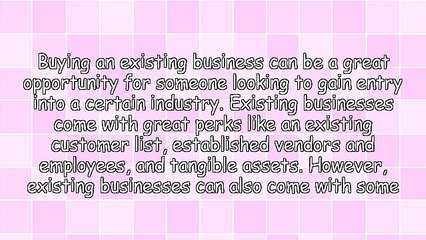 What to Do Before Buying a Business