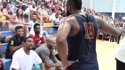 Download Video: James Harden Gets In Fight with Fan Over Flopping at Drew League Game