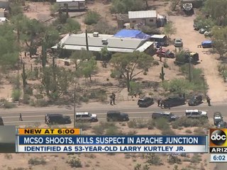 MCSO shoots, kills  suspect in Apache Junction