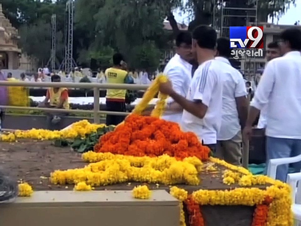 Take a look at the place where Pramukh Swami Maharaj will be cremated - Tv9 Gujarati
