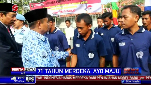 331 Napi Lapas Indramayu Terima Remisi Kemerdekaan