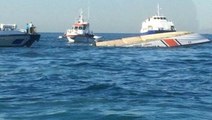 Sahil Güvenlik Botu Boğaz'da Yük Gemisi ile Çarpıştı! Bot Alabora Oldu