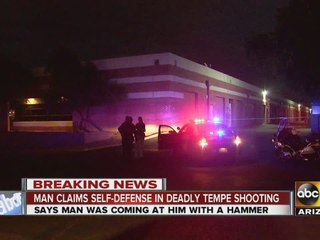 Man claims self-defense in deadly shooting