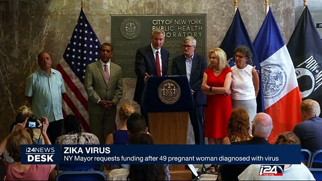 Zika: NY Mayor requests funding after 49 pregnant woman diagnosed with virus