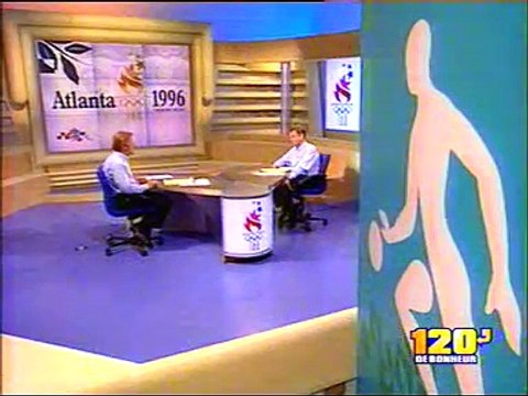 Fou rire de Roger Zabel (Atlanta 1996)