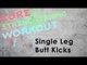 Core Strengthening Workout | Single Leg Butt Kicks