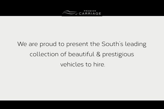 Wedding Car Hire London - Premier Carriage