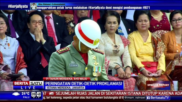 Pembacaan Teks Proklamasi Kemerdekaan Republik Indonesia