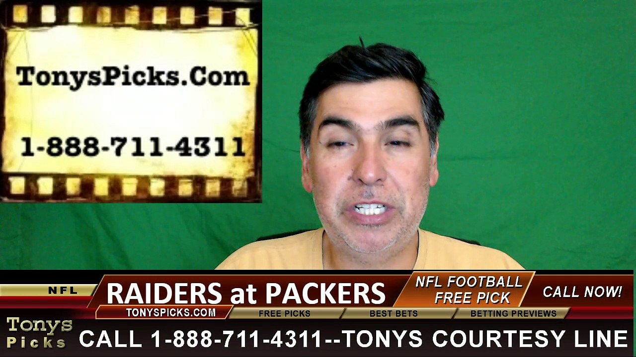 Green Bay Packers vs. Oakland Raiders Free Pick Prediction NFL Pro Football Odds Preview 8-18-2016