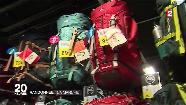 Loisirs, les randonnées ont le vent en poupe - France2