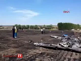 Tekirdağ'da eğitim uçağı düştü