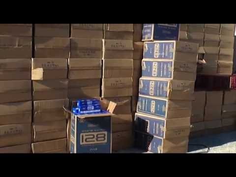 Napoli - Sequestrate 9 tonnellate di sigarette: due arresti (16.08.16)