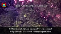 Cocaine labs destroyed by police in drugs crackdown