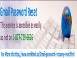 Reset Gmail Password is available on toll free number@1-877-729-6626