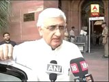 salman khurshid on UN resolution