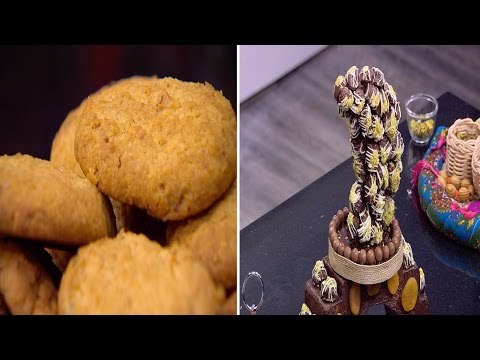 كوكيز الياميش - هلال التمر بالشيكولاتة | زعفران وفانيلا حلقة كاملة