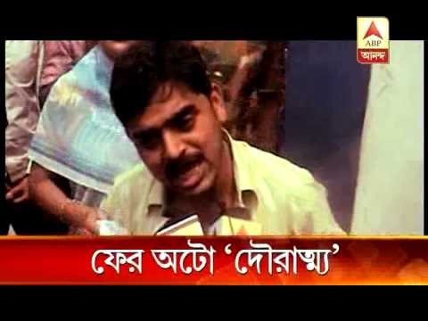 auto rickshaw drivers beat a passengers at Belgharia