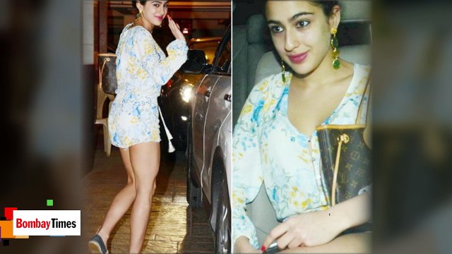 Sara Ali Khan & Ibrahim Ali Khan Spotted At Saif Ali Khan's Birthday Party