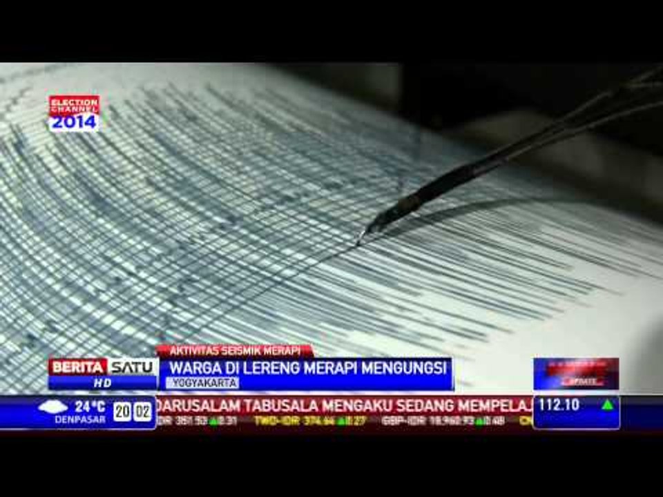 Gunung Merapi Semburkan Asap dan Abu Tipis