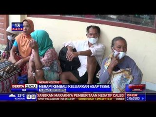 Gunung Merapi Keluarkan Asap Tebal