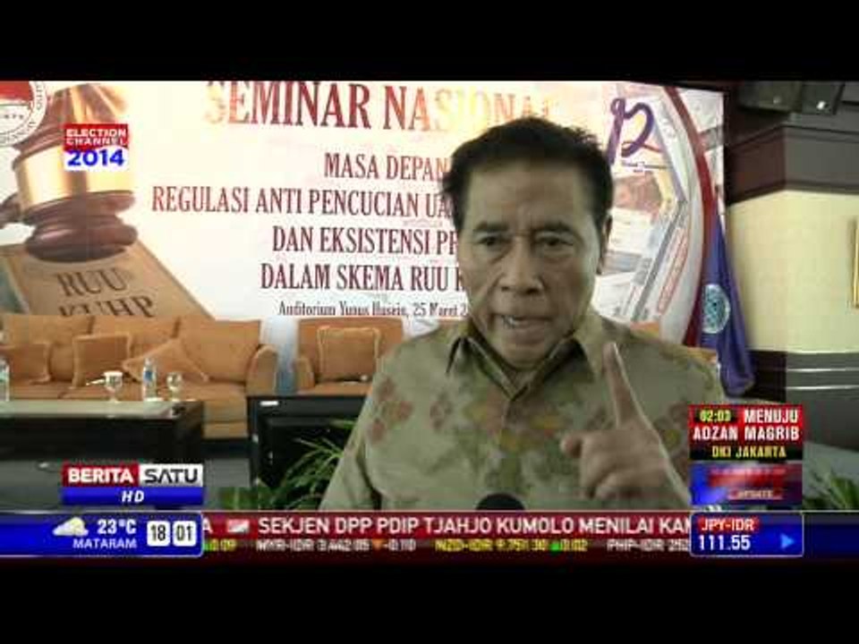 Muladi: Revisi KUHP Tidak Melemahkan KPK