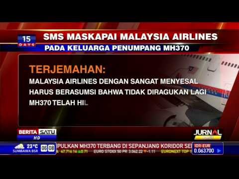 Isi SMS dari Malaysia Airlines ke Keluarga Korban MH370