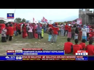 Kampanye Partai Aceh Suguhkan Tarian Pedang