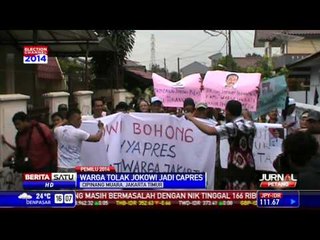 Warga Cipinang Muara Tolak Jokowi Nyapres