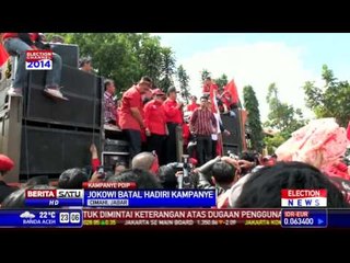 Jokowi Tak Hadir, Peserta Kampanye Kecewa