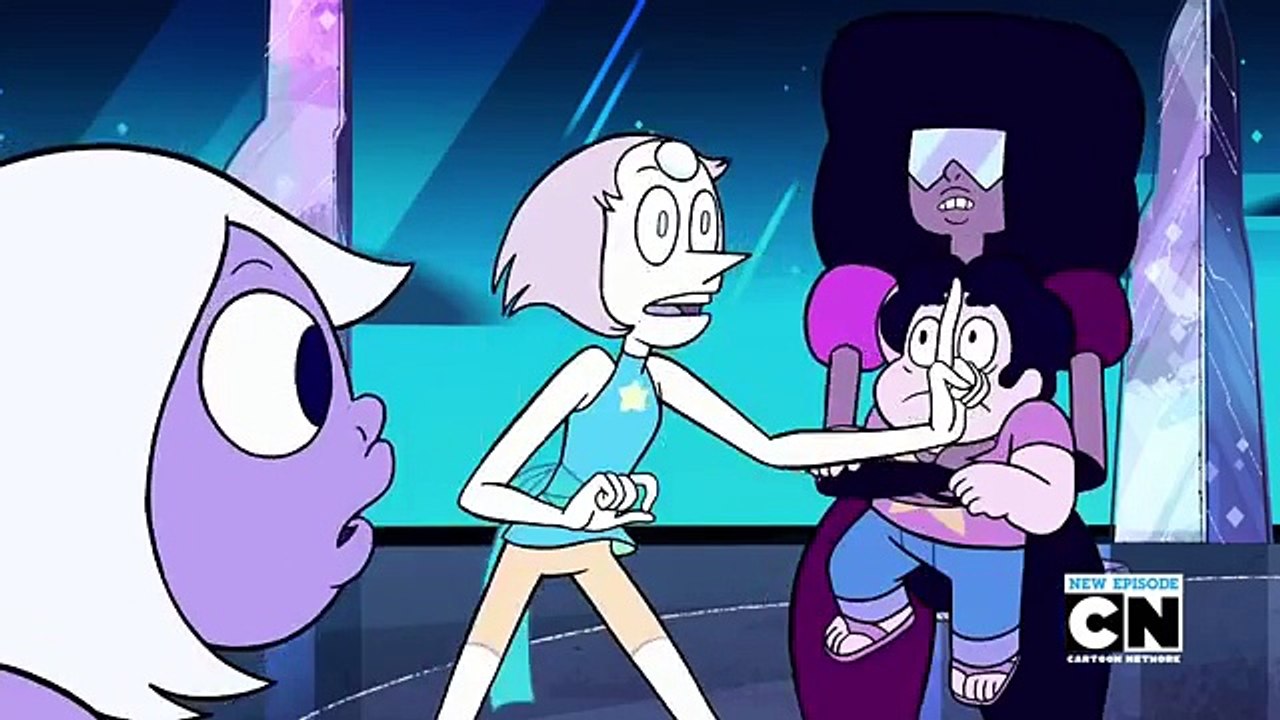 Steven Universe Clip- Meeting Peridot (Warp Tour)
