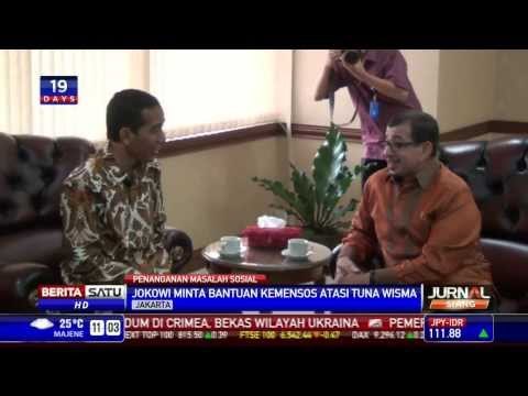 Jokowi Minta Bantuan Kemensos Atasi Tuna Wisma di Jakarta