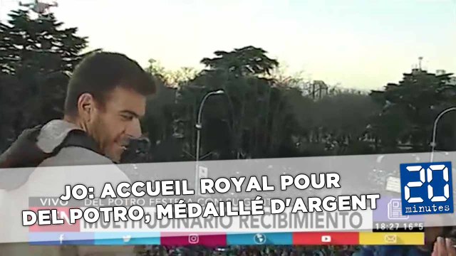 JO: Accueil royal pour Del Potro, médaillé d'argent au tennis