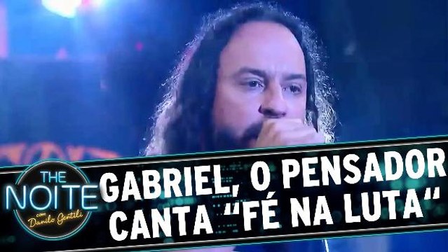Gabriel, o Pensador canta sua nova música `Fé na Luta`
