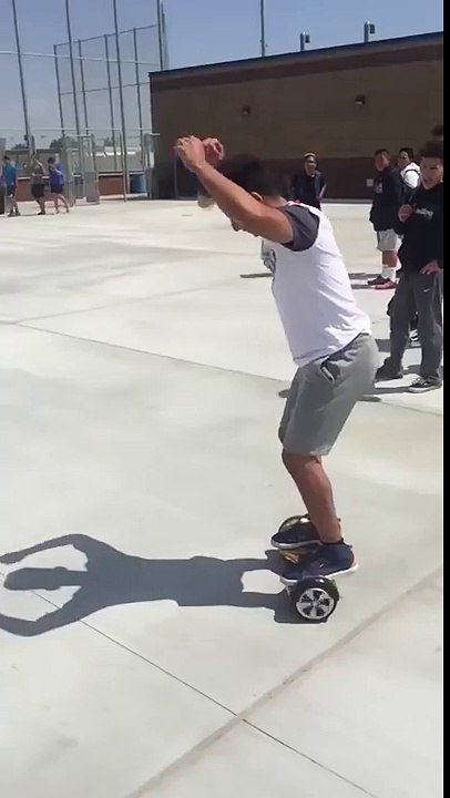 Front Flip Off Hoverboard Fail
