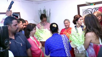 Inauguration of Dilip De's digital art exhibition by Amitabh Bachchan
