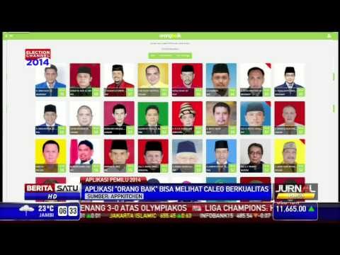 Beredar, Aplikasi Orang Baik untuk Melihat Caleg Berkualitas