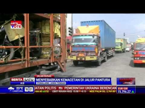 Jalur Pantura Pemalang Rusak Lagi