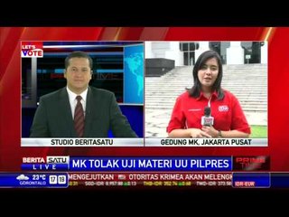 MK Tolak Gugatan UU Pilpres yang Diajukan Yusril