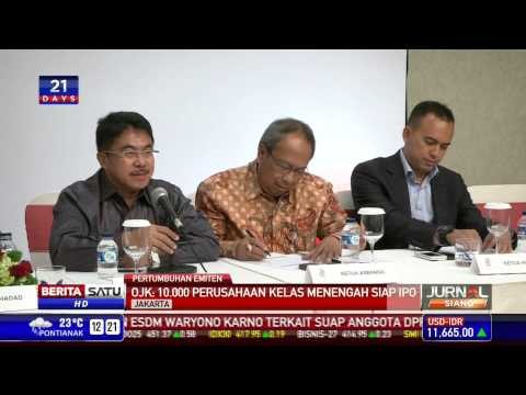 OJK Pacu Pertumbuhan Emiten Pasar Modal di Indonesia